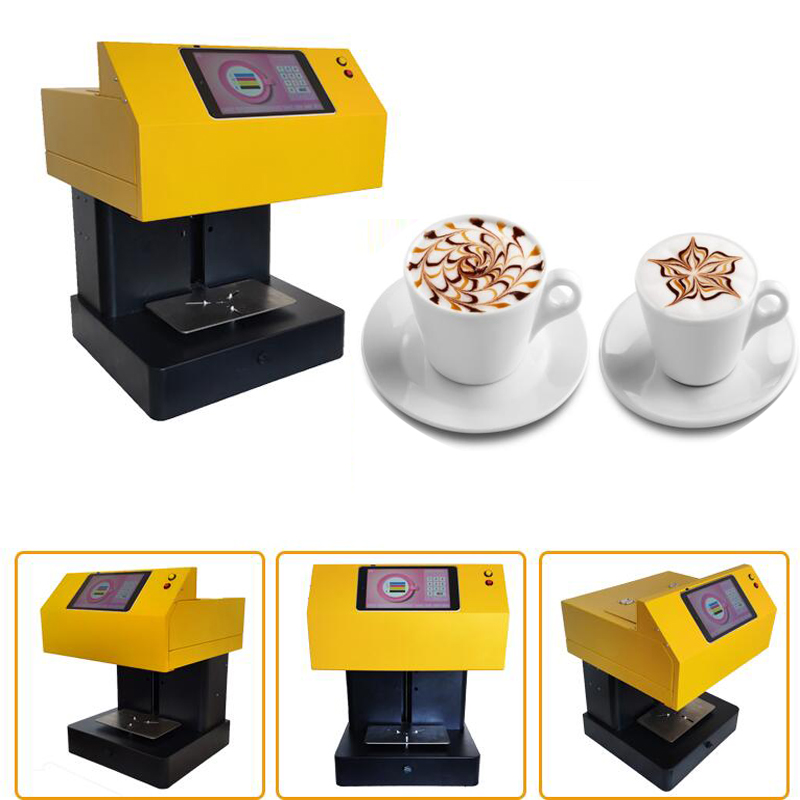 Coffee Equipment Drawing - เครื่องทำลาเต้อาร์ต 220V เครื่องวาดลายลาเต้ กาแฟ นม แบบอัตโนมัติ