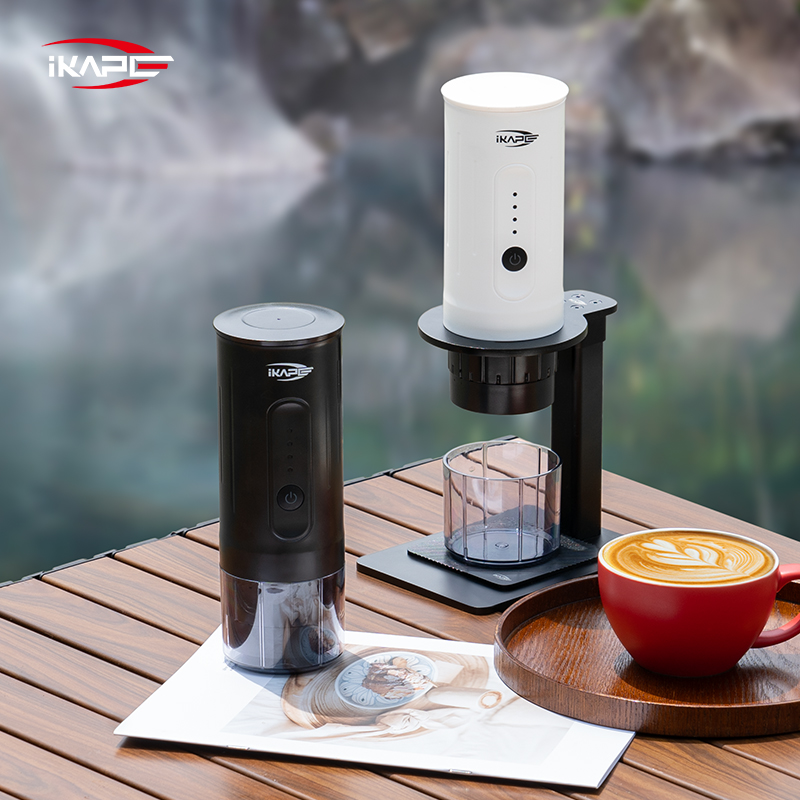 Coffee Equipment Wholesale - IKAPE เครื่องชงกาแฟแบบพกพาคาโป้ K1/กาแฟแคปซูล 2-in-1 เอสเพรสโซไร้สายไฟฟ้าแบบพกพา/สำหรับบ้าน/รถยนต์/แคมป์ปิ้งกลางแจ้ง/การเดินทาง