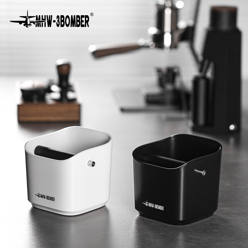 Coffee Knock Box - MHW-3BOMBER 1.2L สแควร์กาแฟ Knock กล่อง Anti-SLIP