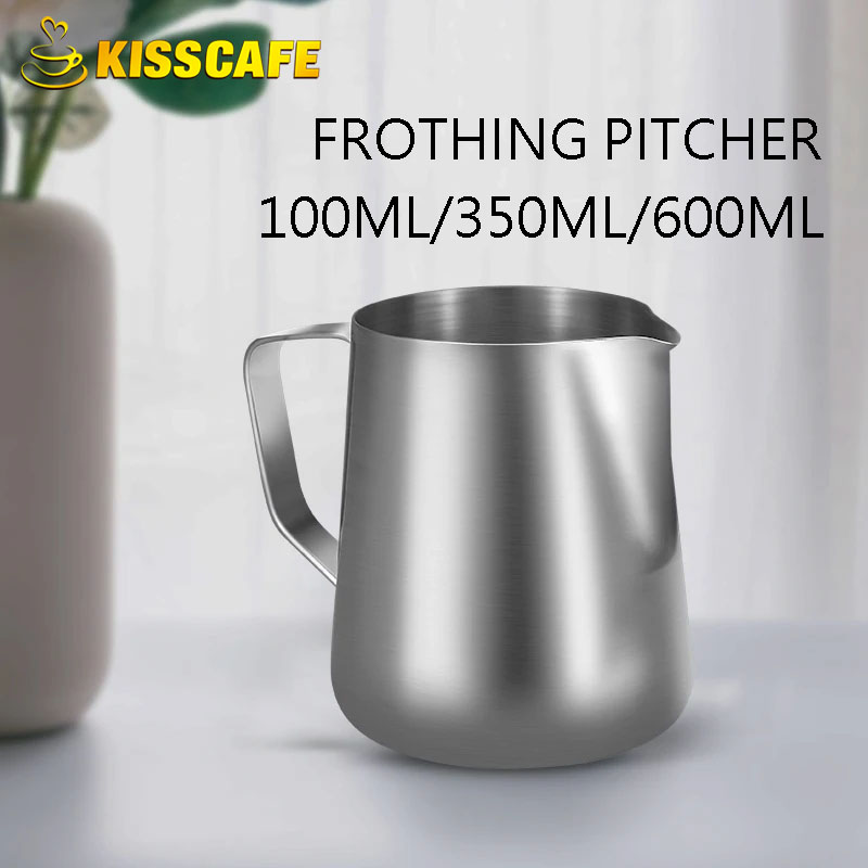 Coffee Equipment Wholesale - เหยือกตีฟองนมภาชนะสแตนเลส 100ML 350ML 600ML เหยือกตีฟองถ้วยกาแฟ LATTE