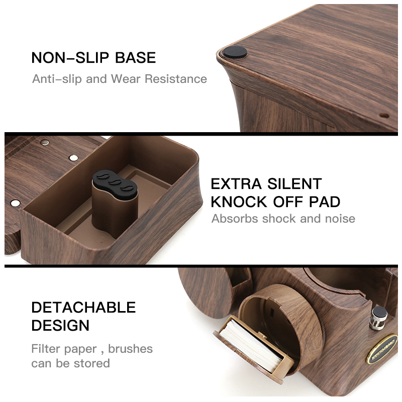 KISSHOME Espresso Tamper Stati - Coffee Knock Box บทวิจารณ์และราคา
