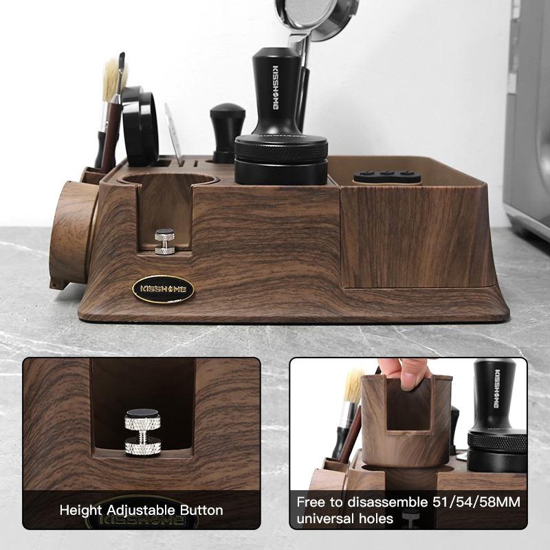 KISSHOME Espresso Tamper Stati - Coffee Knock Box บทวิจารณ์และราคา