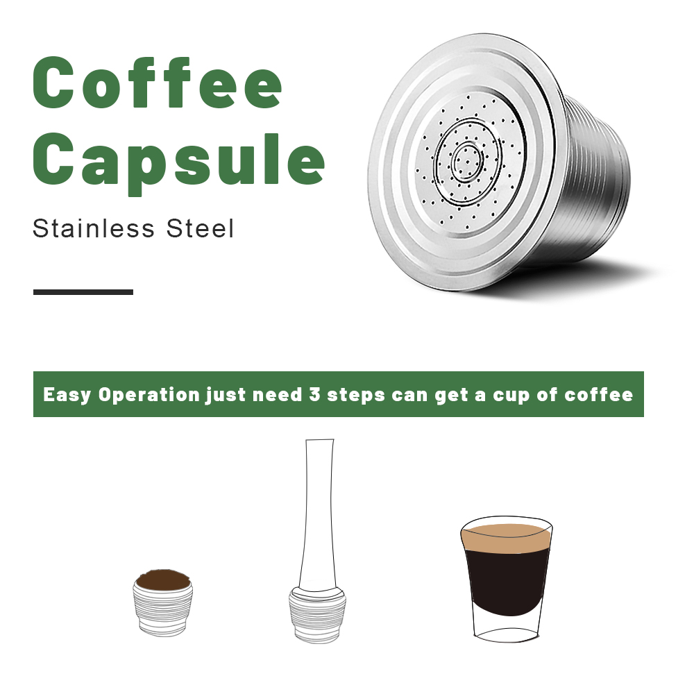 Nespresso แคปซูลกาแฟแบบใช้ซ้ํา - Coffee Equipment Wholesale บทวิจารณ์และราคา