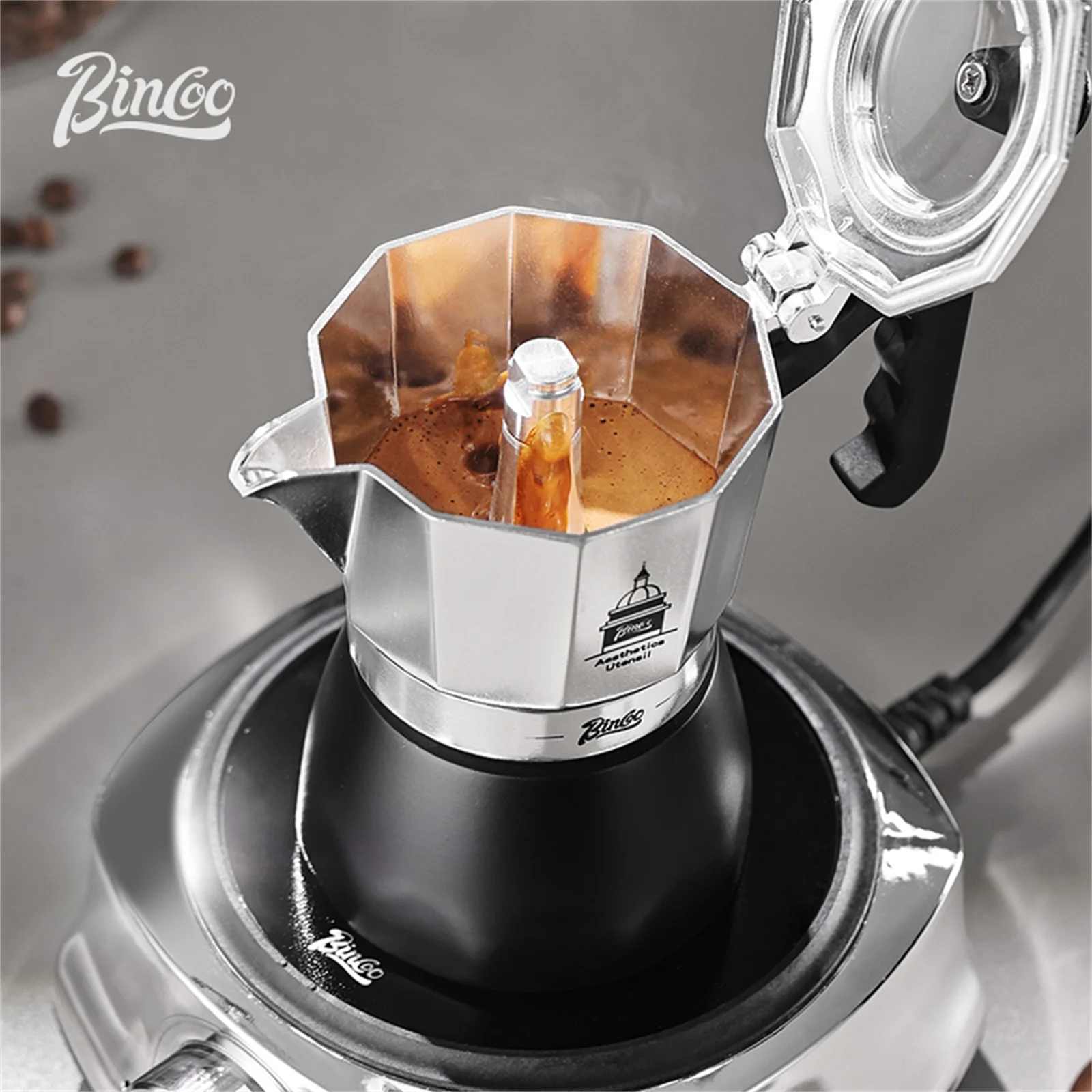 BINCOO วาล์วคู่ Moka Pot,Espre - Coffee Equipment Wholesale บทวิจารณ์และราคา