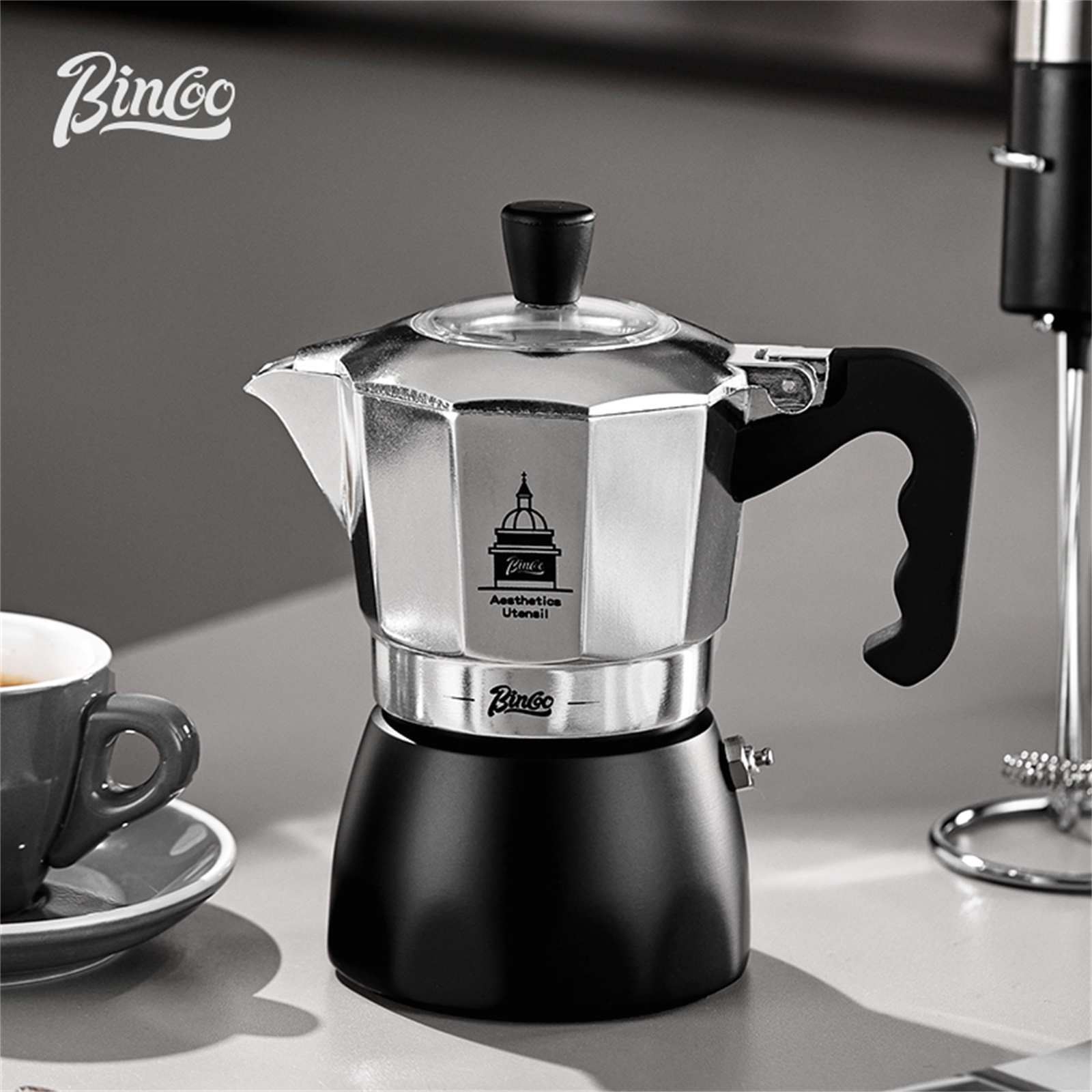 BINCOO วาล์วคู่ Moka Pot,Espre - Coffee Equipment Wholesale บทวิจารณ์และราคา