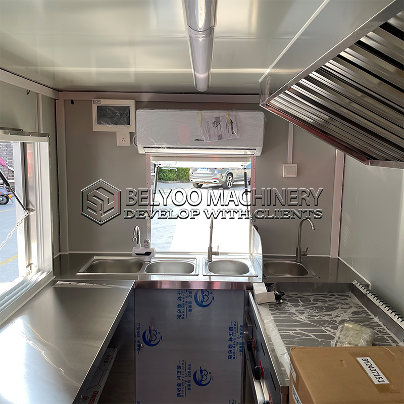 รถขายอาหารเคลื่อนที่ Belyoo แบ - Mobile Coffee Van Equipment บทวิจารณ์และราคา