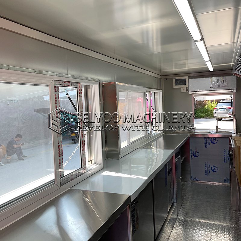 รถขายอาหารเคลื่อนที่ Belyoo แบ - Mobile Coffee Van Equipment บทวิจารณ์และราคา