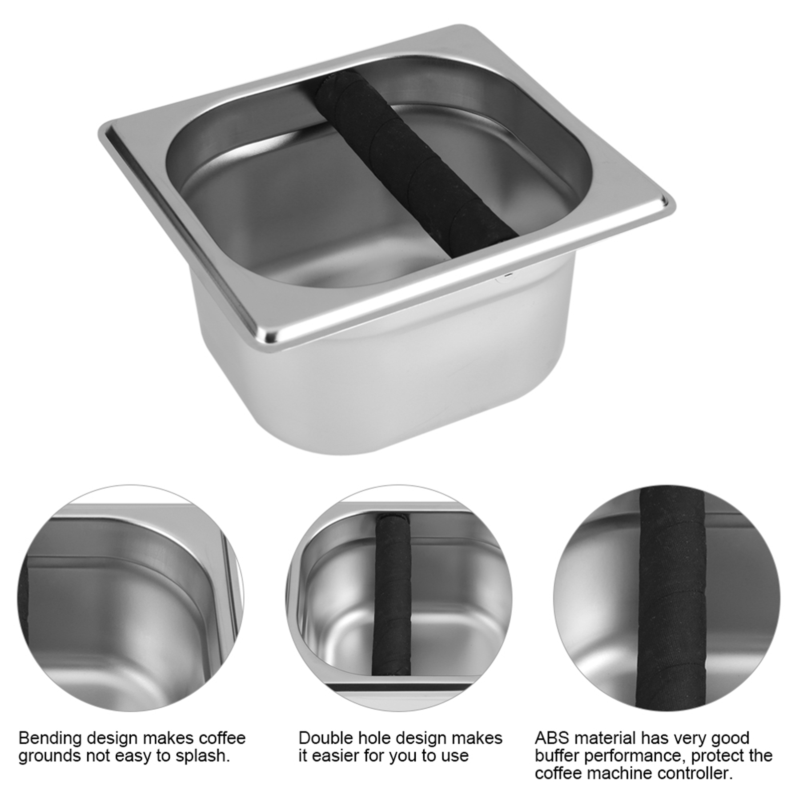 กล่องทิ้งกากกาแฟสแตนเลสเกรดอาห - Coffee Knock Box บทวิจารณ์และราคา