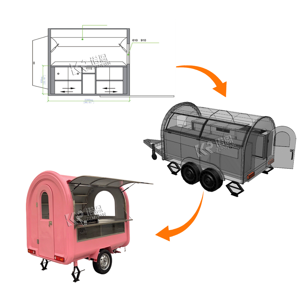 รถขายอาหารเคลื่อนที่แบบมีครัวพ - Mobile Coffee Van Equipment บทวิจารณ์และราคา